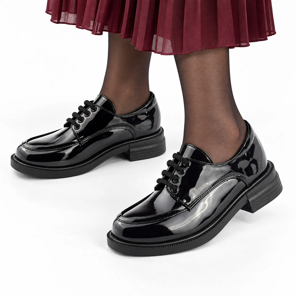 Chaussure pour femme 014-1 Noir verni ..........    